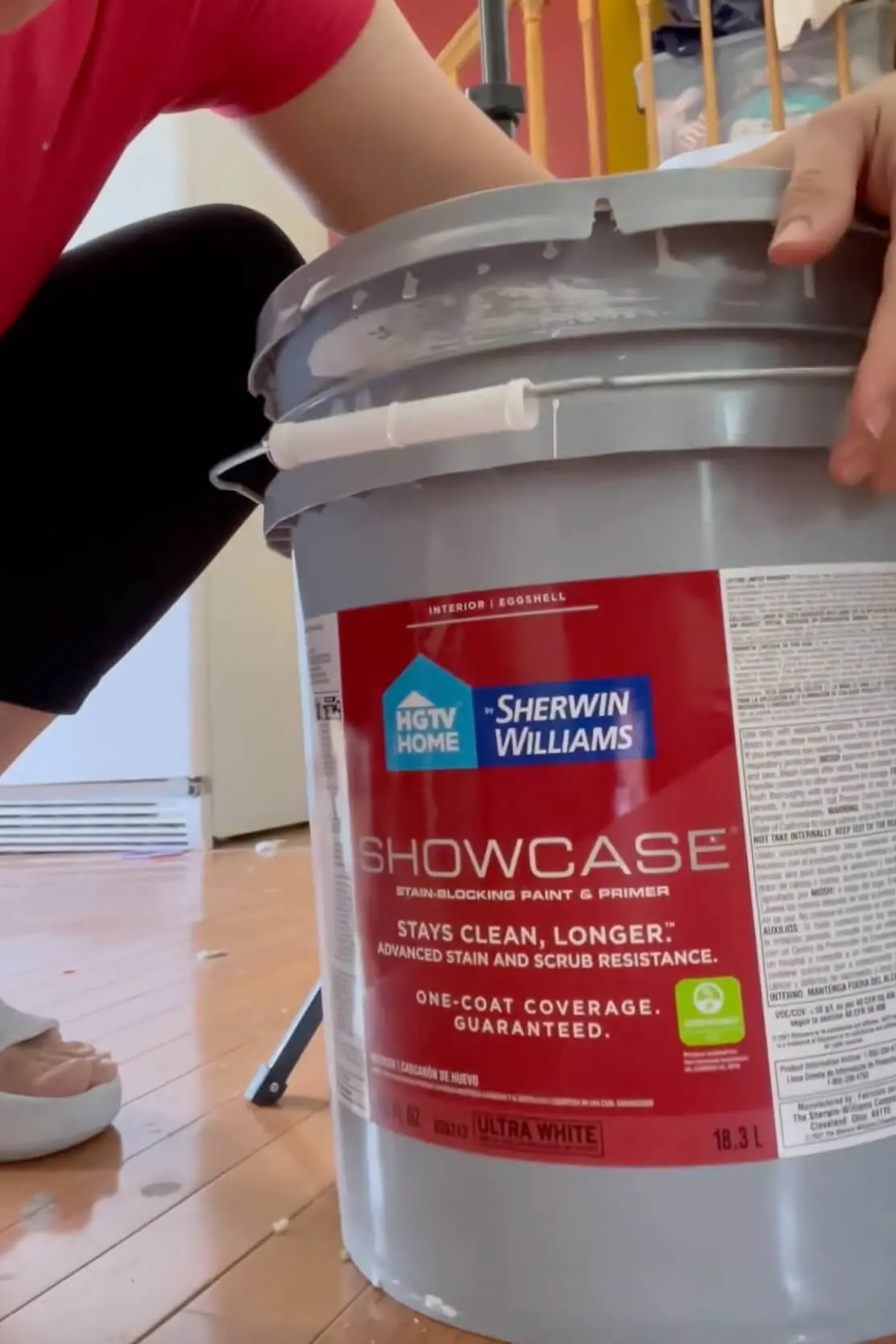 Sherwin Williams Showcase interior paint.